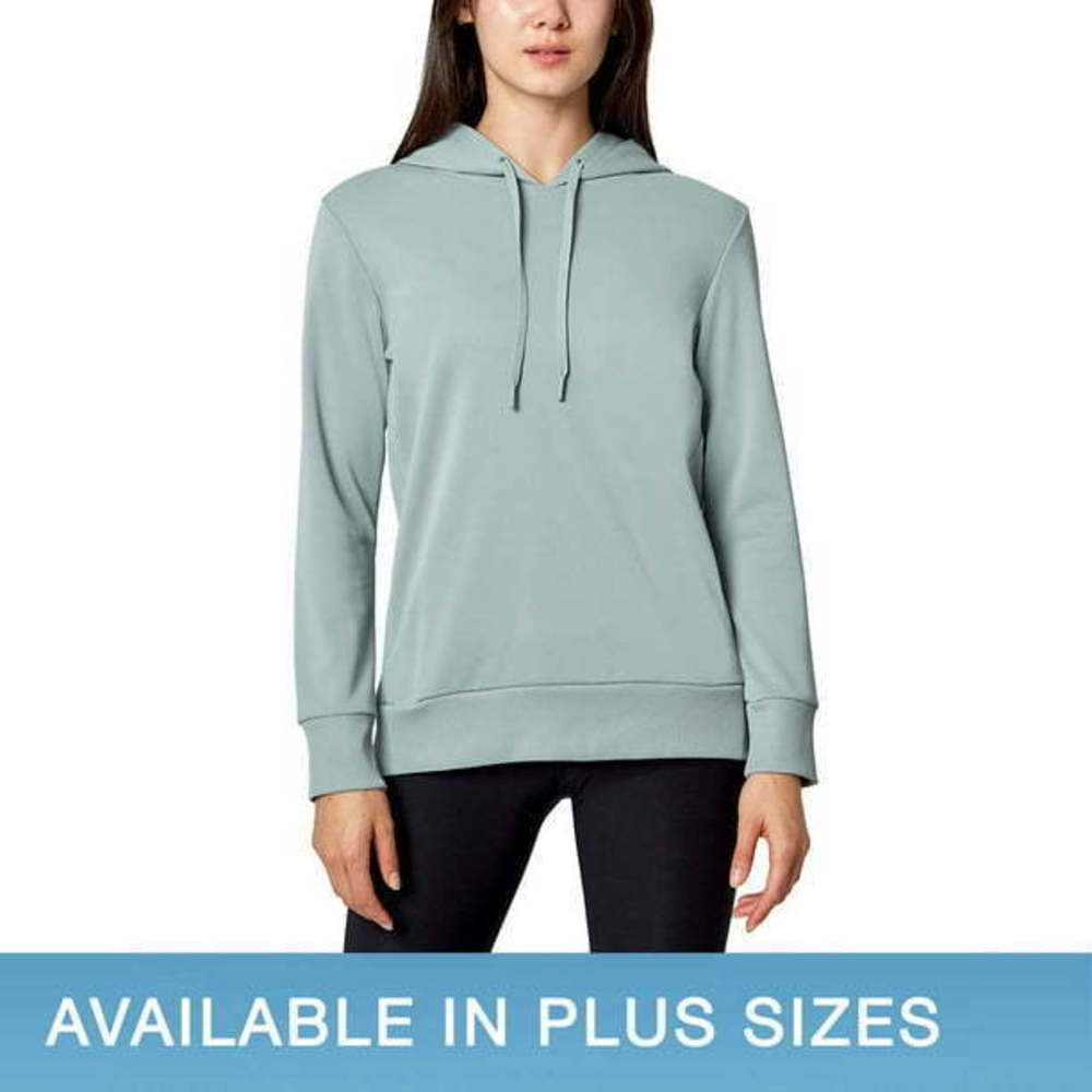 Mondetta Womens Hooded Pullover Color Green Size 2X